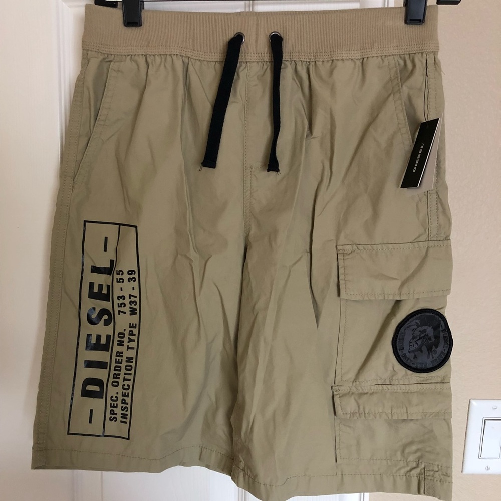 NWT Diesel Youth Khaki Shorts